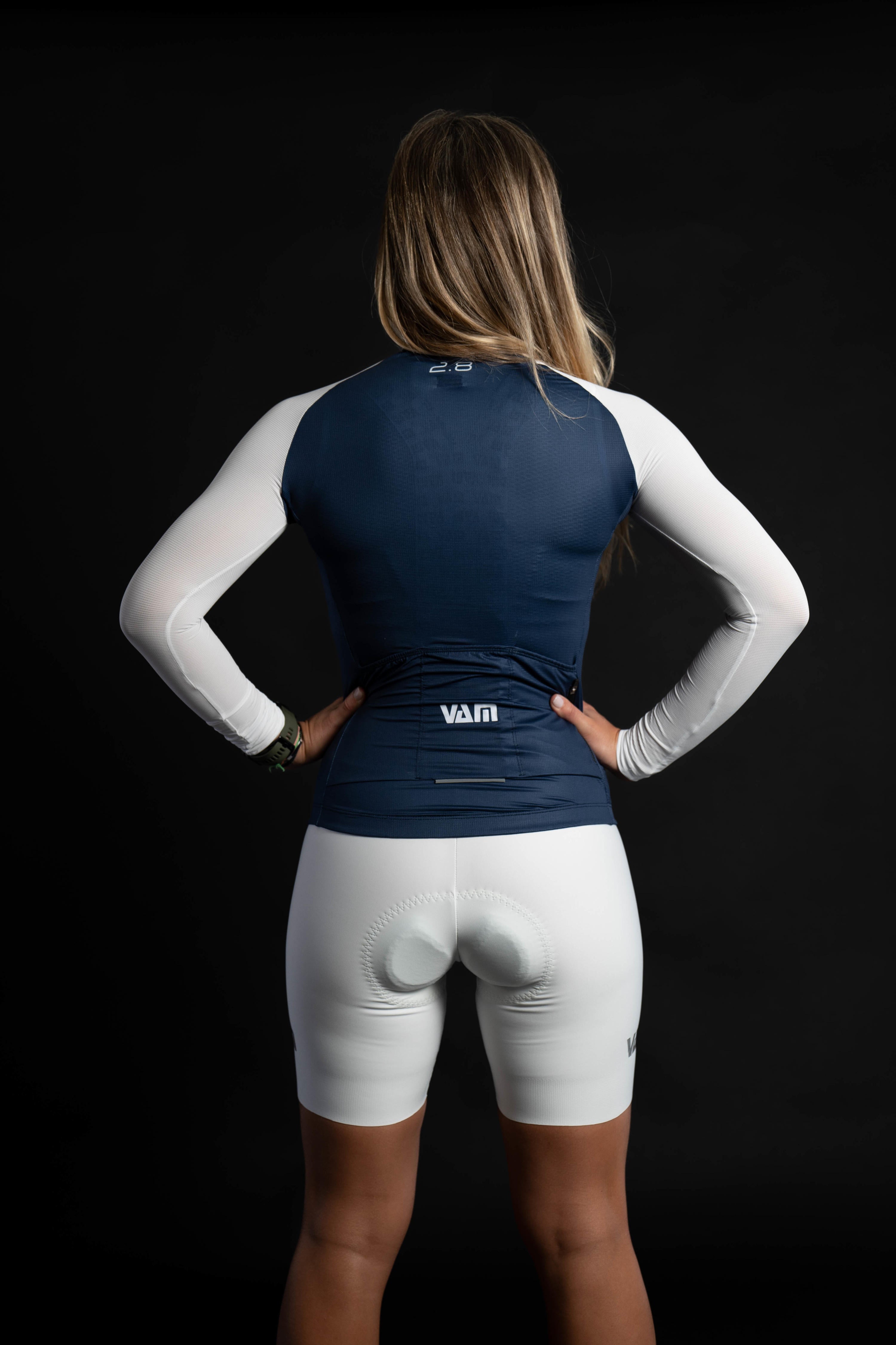 DREAM BLUE & WHITE, Cycling Jersey Unisex – VAM Athletic Group